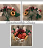 Crocheted flowers with wired stems - Image 1