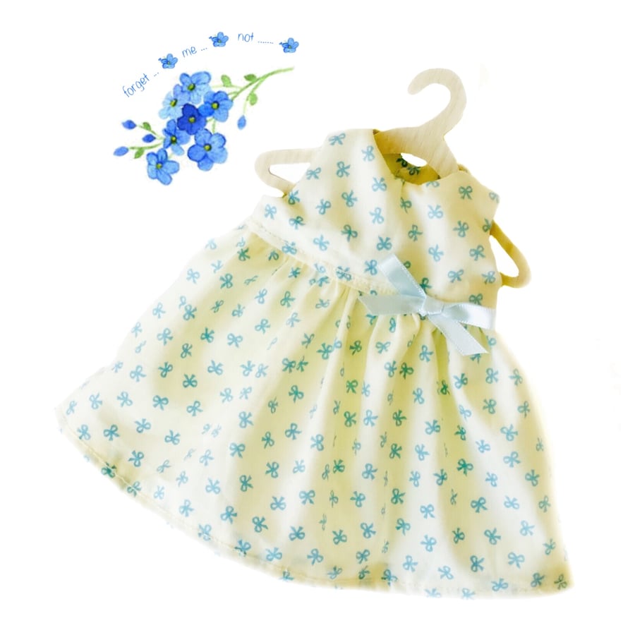 Reserved for Pat - Blue Bow Dress