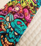 1.5 inch Wide Adjustable Ukulele Strap with zombies - Image 6