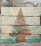 Decorative Wooden Christmas Tree Collage Hanging - Image 1
