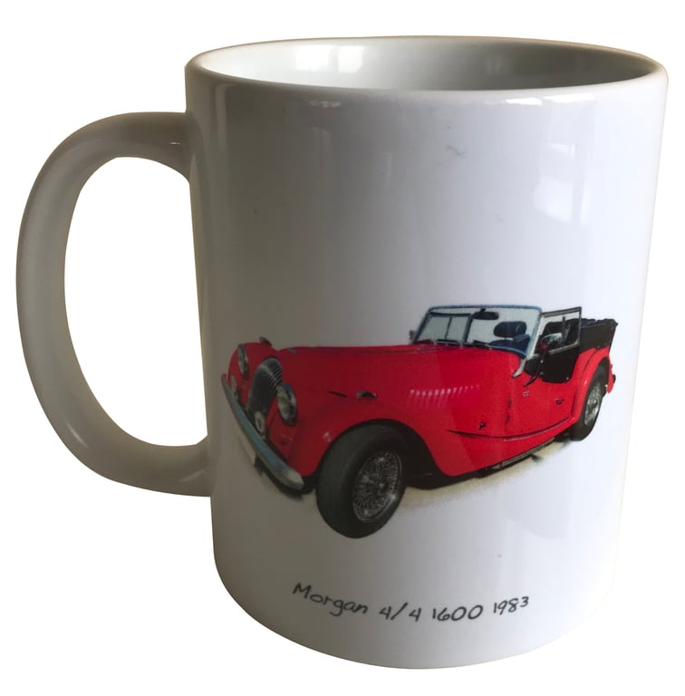 Morgan 4-4 1600 1983 - 11oz Ceramic Mug - British Traditional Sports Car