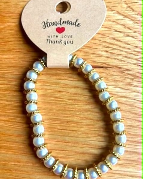 Homemade Bead Bracelet 