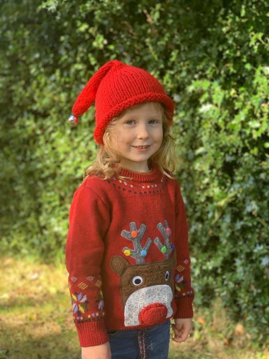 Pattern: Children's and Adults Pixie Christmas Hat