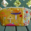 Cotton Make Up Bag - Woodland 