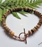 Picture Jasper Men's Copper Bracelet 