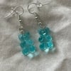 Aqua Gummy Bear Earrings