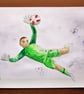 Football goalkeeper saving the penalty - Image 3
