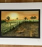 Sunset over fields - Image 2