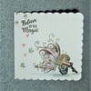 hand crafted all occasion fairy greetings card ( ref F 446)