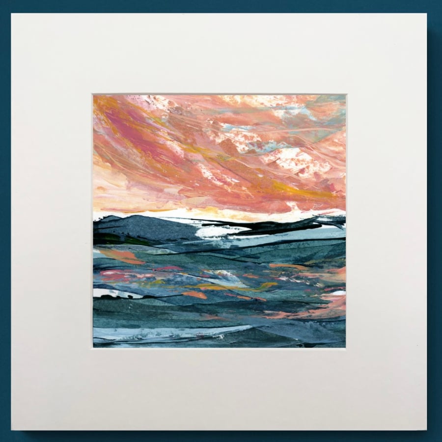 Perfectly Imperfect Sample Mini Mounted Seascape Print 92