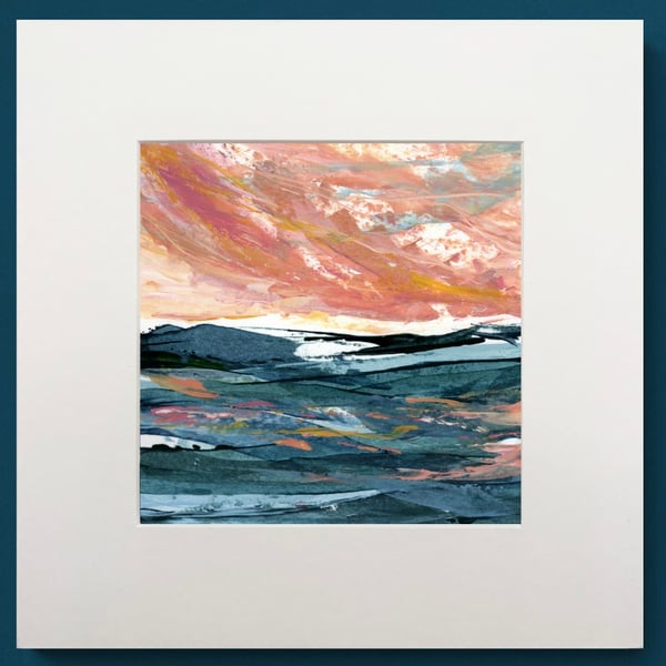 Perfectly Imperfect Sample Mini Mounted Seascape Print 92