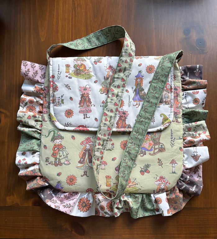 Frilled Fairies Bag with pocket 