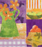 Original art Collage entitled Oranges and Lemons - Image 1