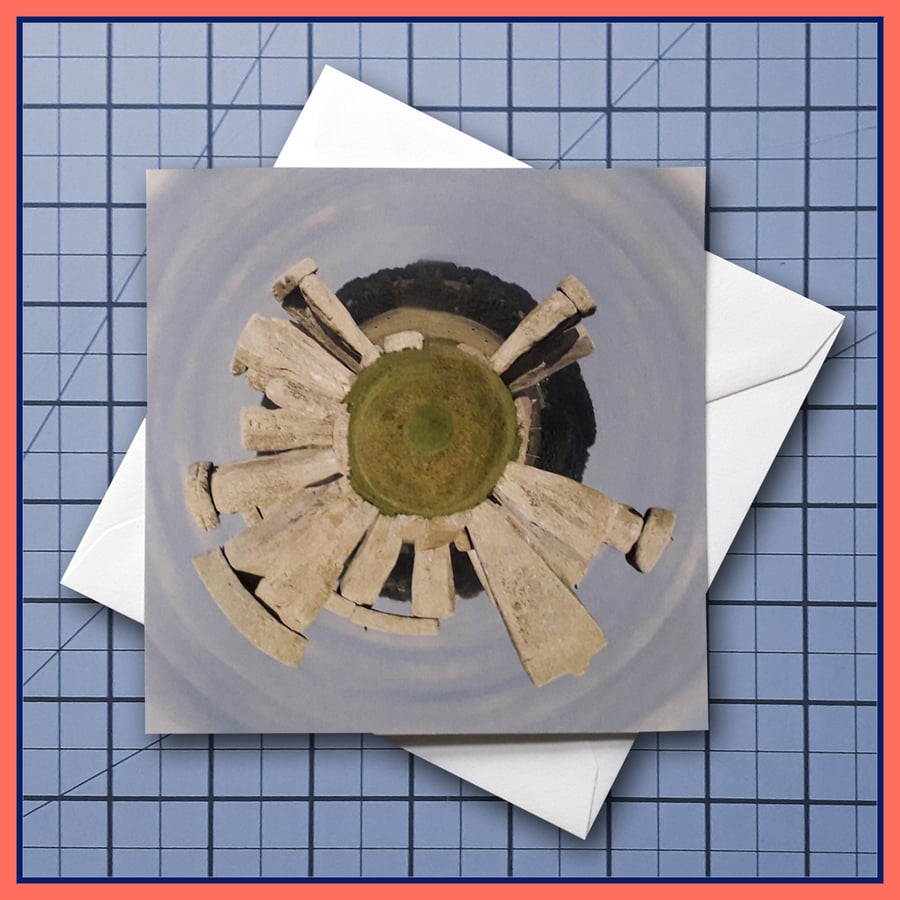 Stonehenge – "Planet Stonehenge" Note Card - Greeting Card