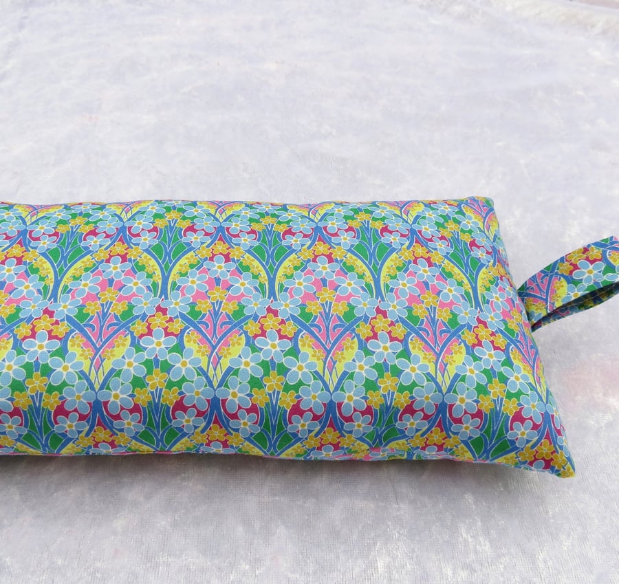 Wrist rest, wrist pillow, Liberty Tana Lawn, floral