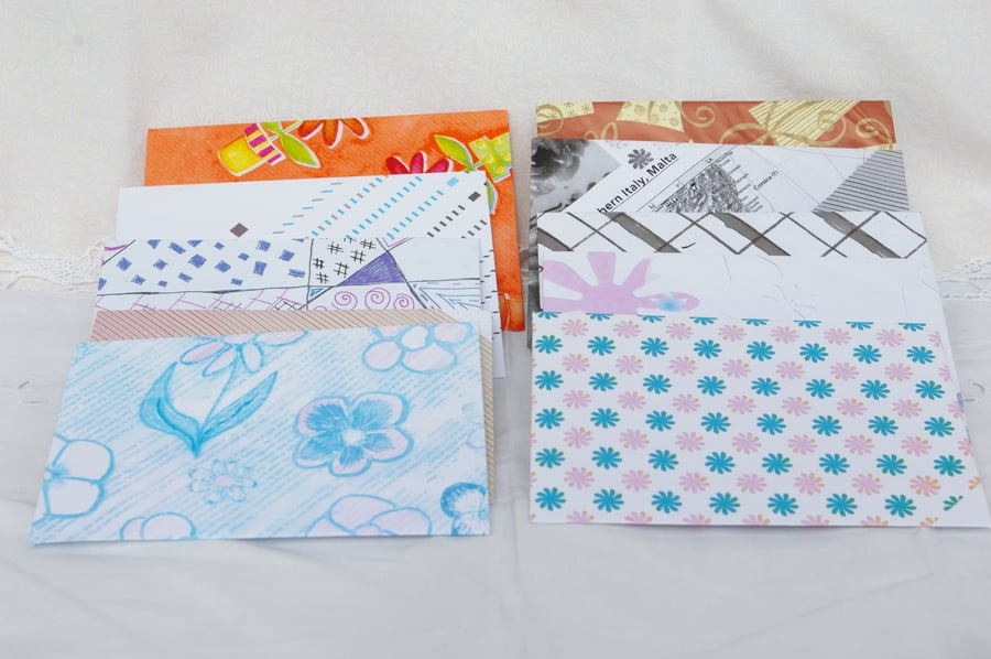 Envelopes Ten hand made C4 envelopes