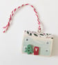 Wooden Christmas House Hanging Decoration - Image 2