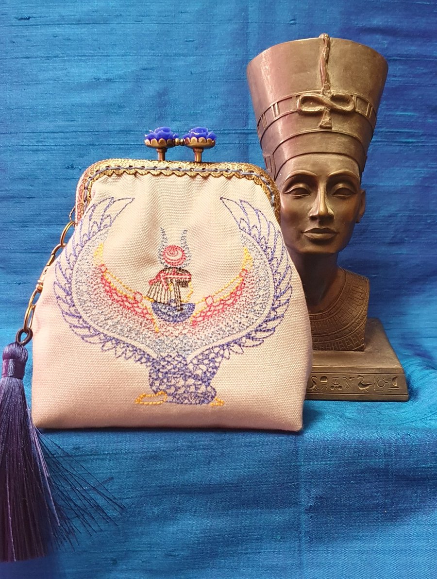 Egyptian Mother Isis Coin Purse