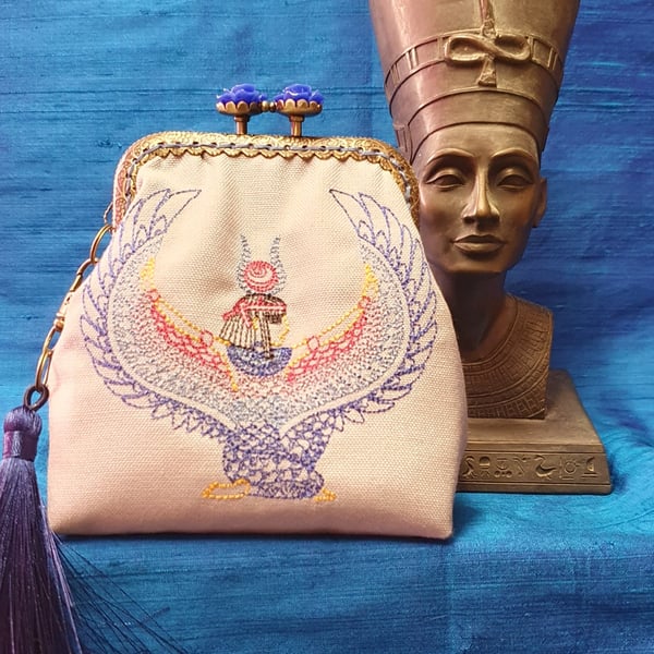 Egyptian Mother Isis Coin Purse