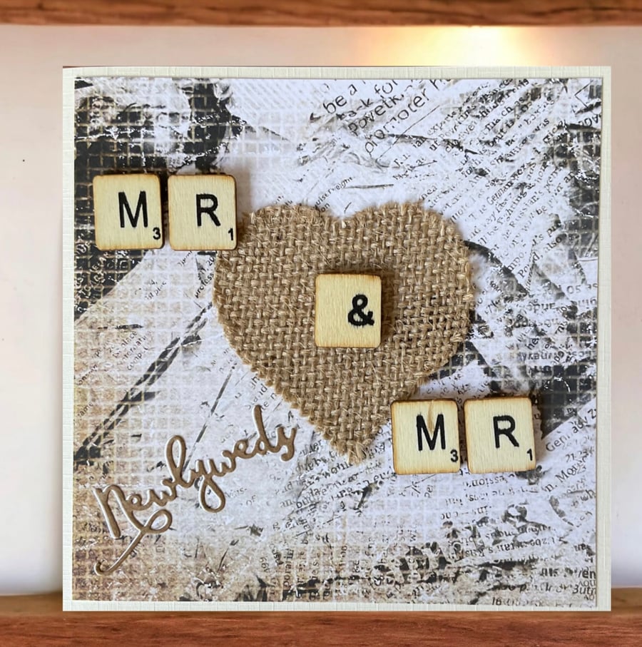 Wedding Card. Wedding card for Mr and Mr.