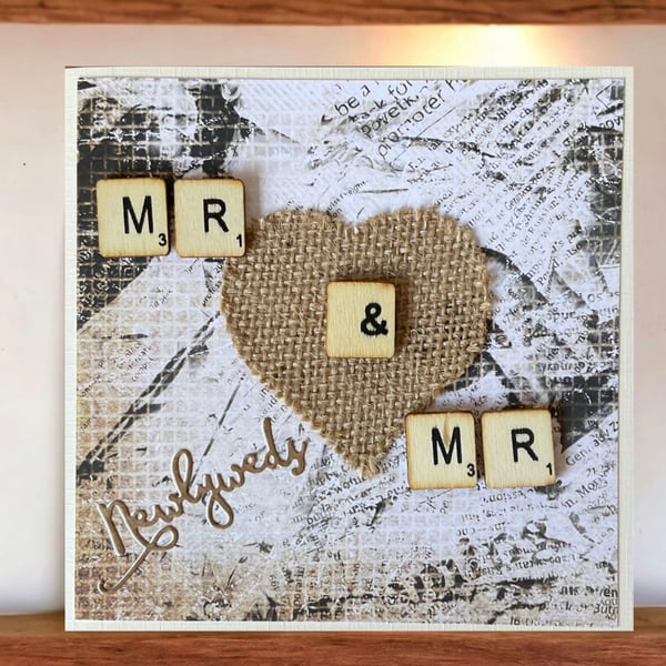 Wedding Card. Wedding card for Mr and Mr.