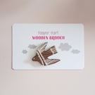 Bird Brooch, Flying Bird Pin, Nature Pin, Wooden Bird Pin, Bird Lover