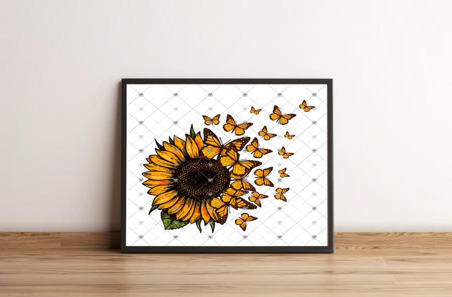 Butterfly A4 Print, Butterfly Custom Print, Wall Art, Custom Butterfly Picture