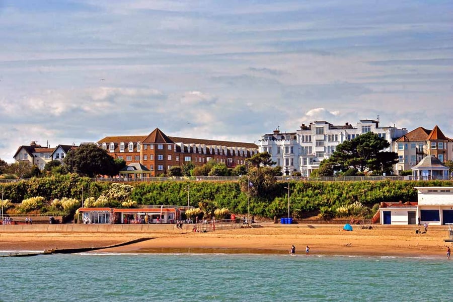 Clacton On Sea Beach Essex England UK Photograph Print