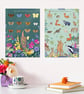 British Wild Animals Poster - Field Guide Poster - A3 sized - Image 2