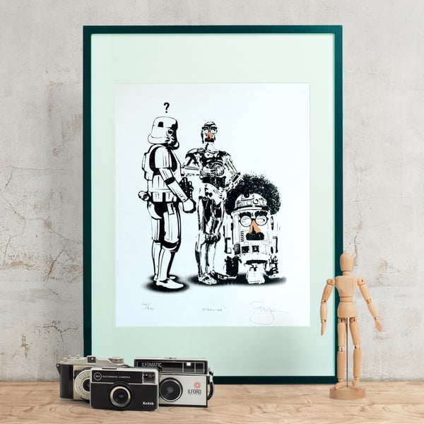 Star Wars 'Disguise' Hand Pulled Limited Edition Screen Print