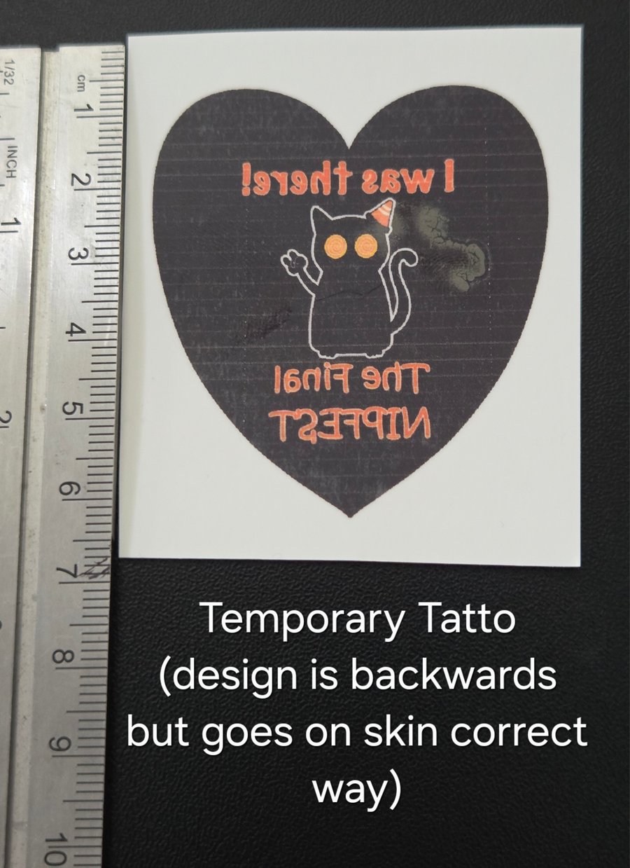 Nipfest Temporary Tattoos HEART