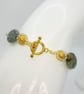 African Turquoise Jasper Bracelet Toggle Clasp - Image 7