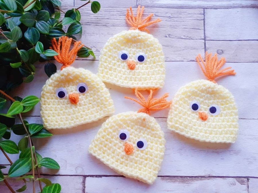 Crochet Easter chick, Chocolate Orange Cover. Easter Gift. Easter Treat. Chicken