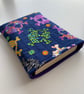 Skull Print Fabric Quilted Book Sleeve - Paperback Size - Image 1