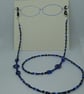 Beaded Glasses Chain - Blue - Image 2