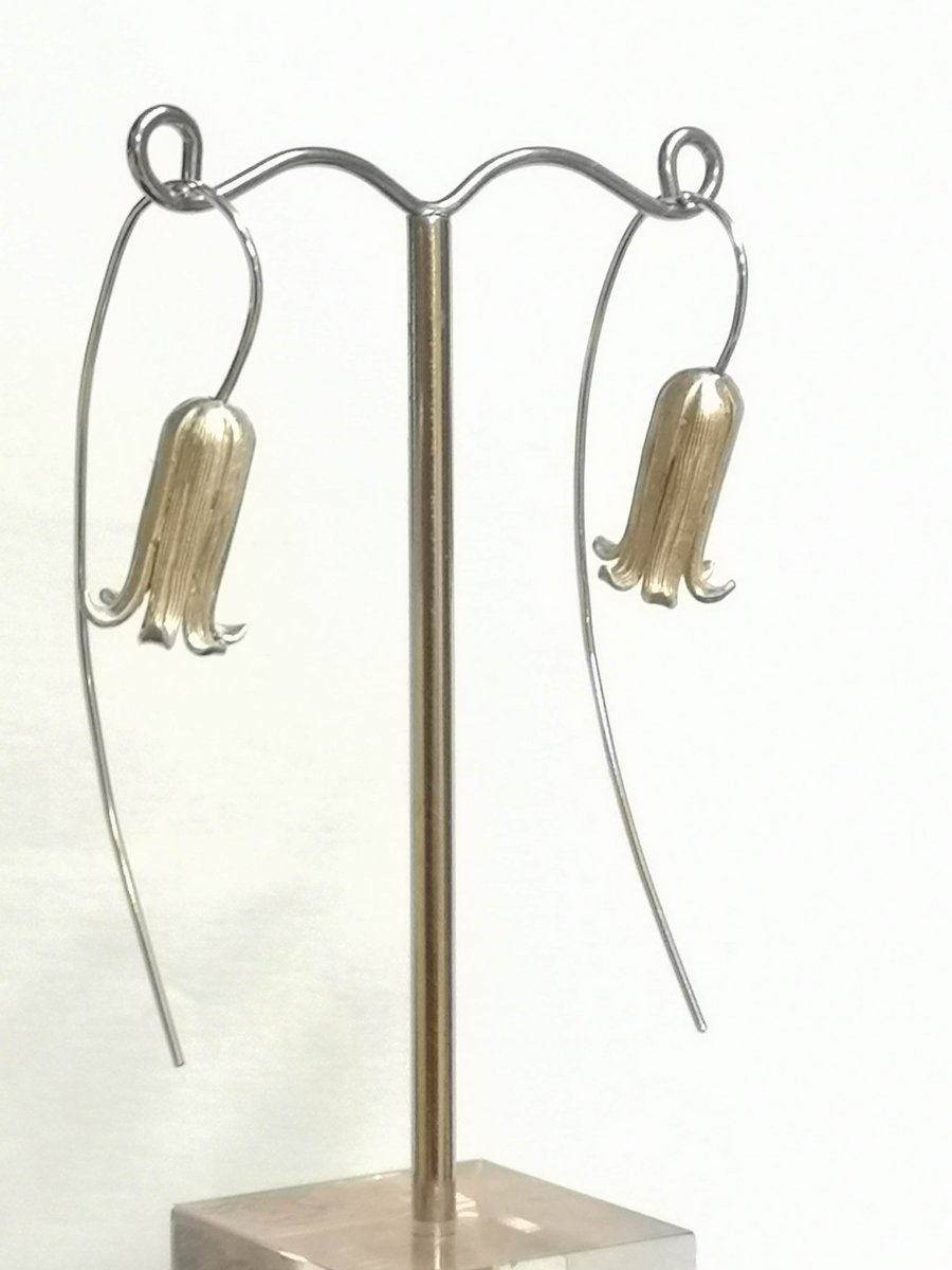 Bluebell earrings in Silver