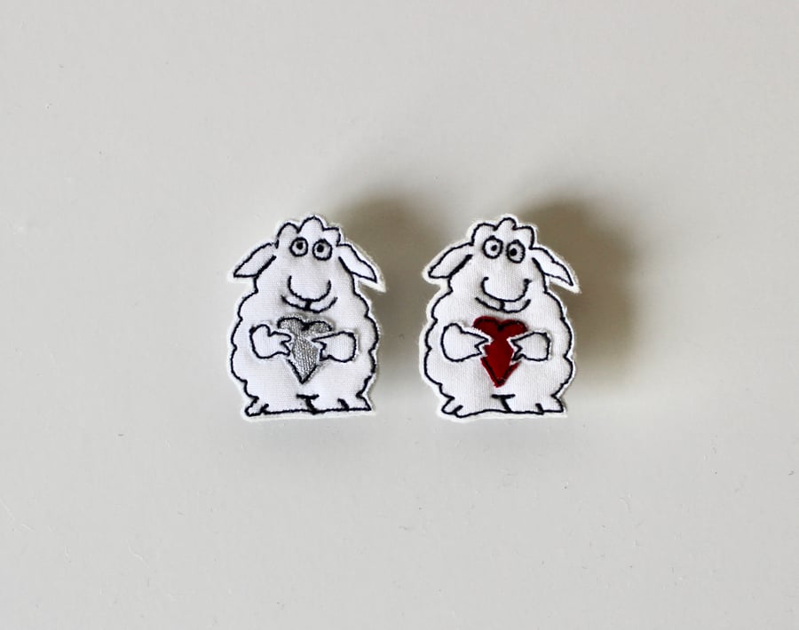 Special Order for Lynda - 'Little Sheep Brooch' 