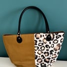 The Stanley Leopard structured tote bag