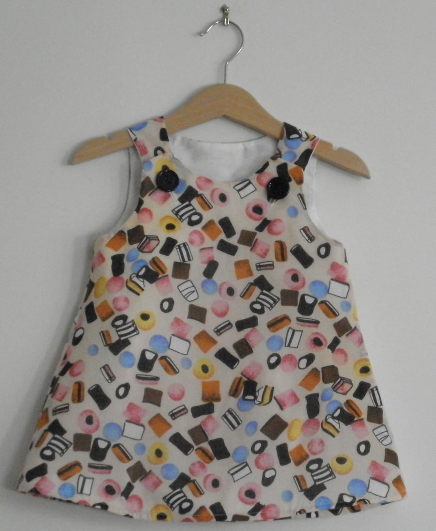 I HEART SWEETIES! girls dress, 6 months to 6 years. Free UK postage