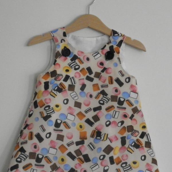 I HEART SWEETIES! girls dress, 6 months to 6 years. Free UK postage