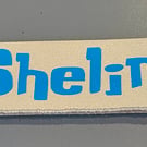 Personalised Faux-Leather Wristlet Keyring'