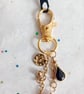 Handmade Blue Goldstone Bag Charm - Image 1