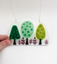 Fused Glass Woodland Hanging 2 - Handmade Glass Suncatcher - Image 3
