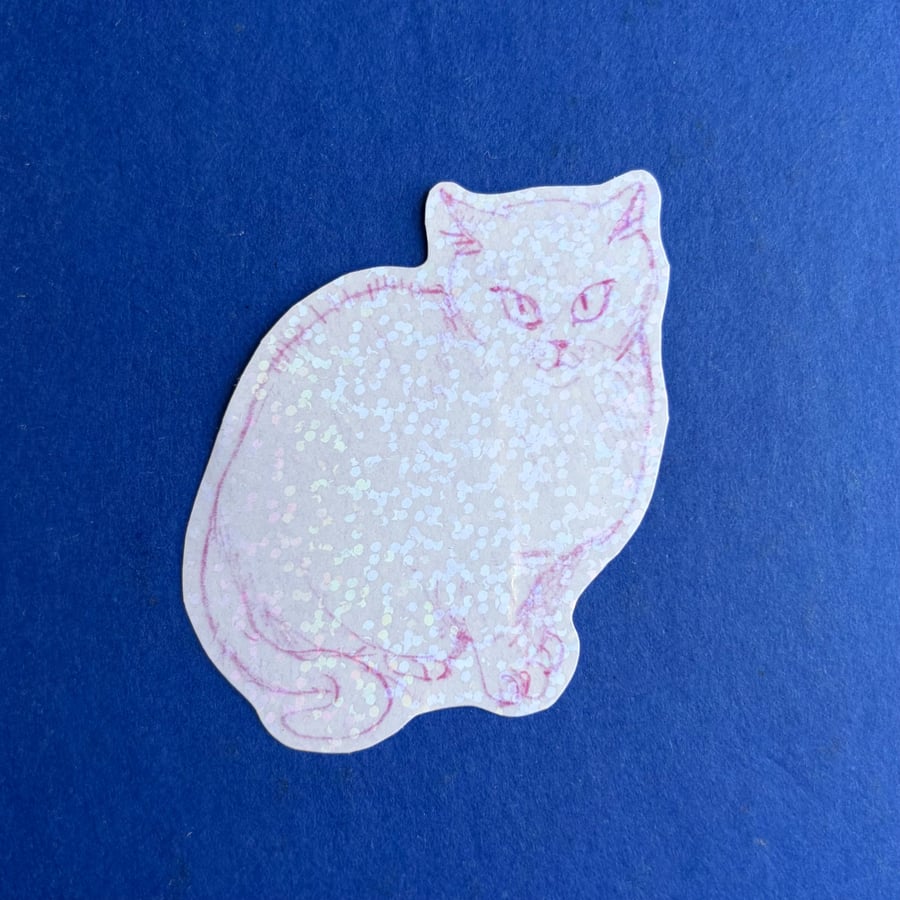 "Jessicat" Sticker - Moments with some Cats in Brighton