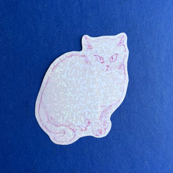 "Jessicat" Sticker - Moments with some Cats in Brighton