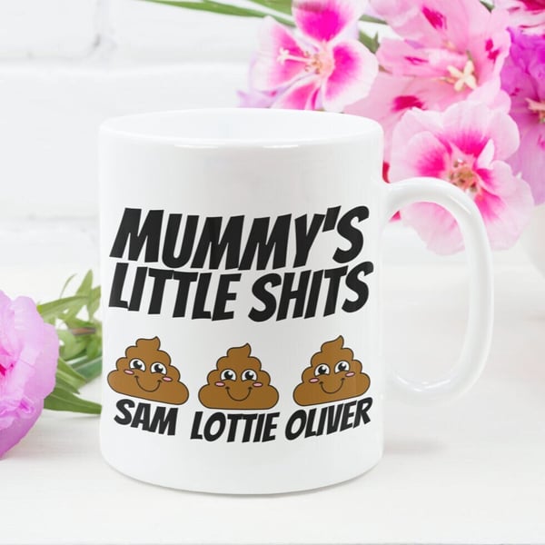Personalised Funny MUMMY'S Little Sh... Mug - Funny Present for Mum Mothersday 