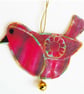 Christmas Robin hanging Decoration  - Image 2