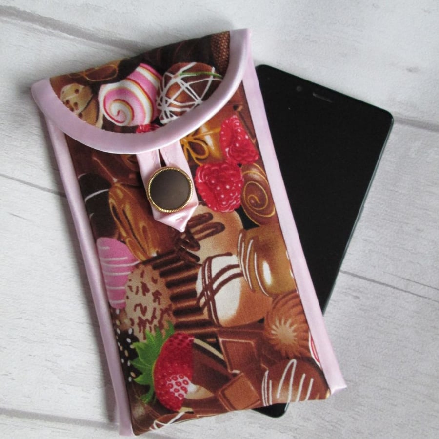 Chocolate Box Glasses or Phone Case, Storage Pouch