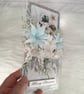Handmade Christmas Card (42) Polar Bear & Winter Flowers - Image 4
