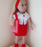 KNITTING PATTERN PDF Red Top for Doll - Image 3